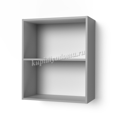 Шкаф верхний со стеклом ШВС 600 кухня Крафт (Дуб сонома/Темный бетон)
